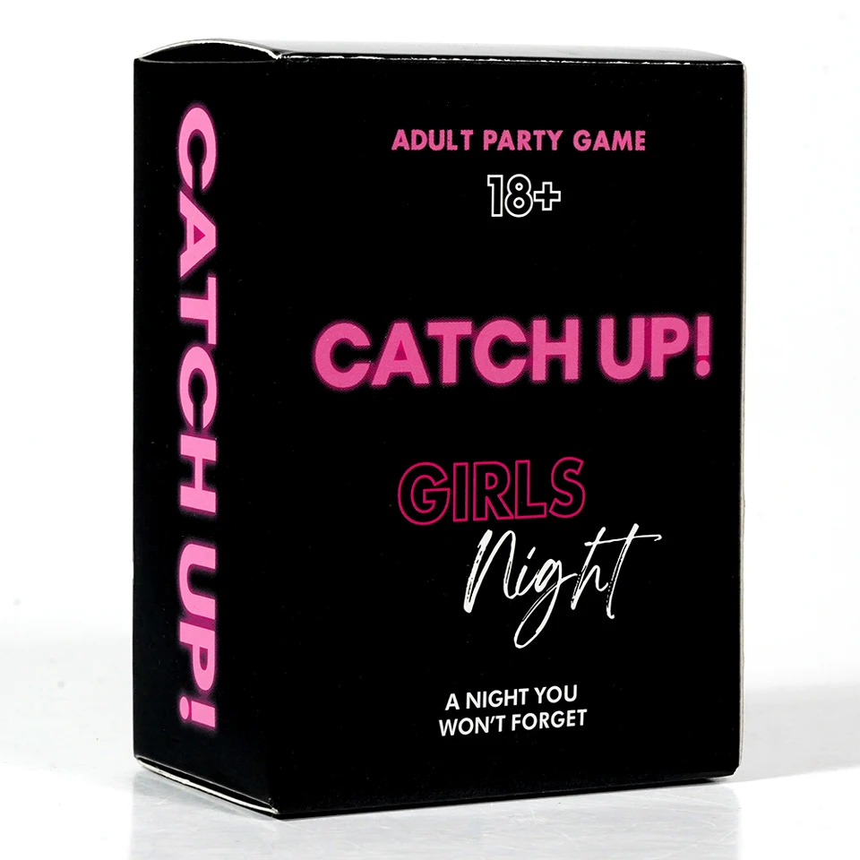 Dohnať! Kartová hra Girls Night 18+ Party Game Pikantná myšlienka provokovania konverzácie Štartéry pre zábavné dievčatá Nights Party