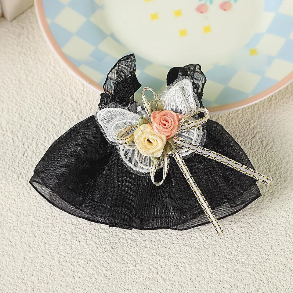 Doll Clothes pre 13 cm plyšovú bábiku 10-15 cm bavlnená bábika Lace Lace Lace Sukňa Pekné Dojky Doplnky Dievanie hry Diy Obliekanie Dievčatá Darčeková hračka
