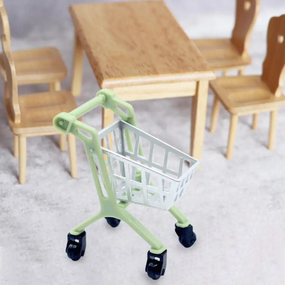Dollous Miniature Cart Model 1/6 Dollouse Accessory Furniture Ozdoby Ozdobné rozprávkové záhrady Zábavné deti Predstieranie hračky
