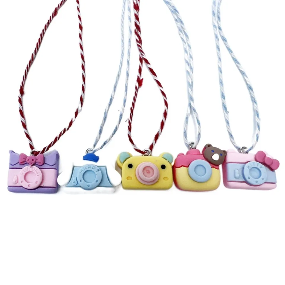 Dollous Miniature Dollouse Cartoon Camera Tvar tvare fotoaparátu mini ventilátor Doll Adsessory Mini Simulation Hračky