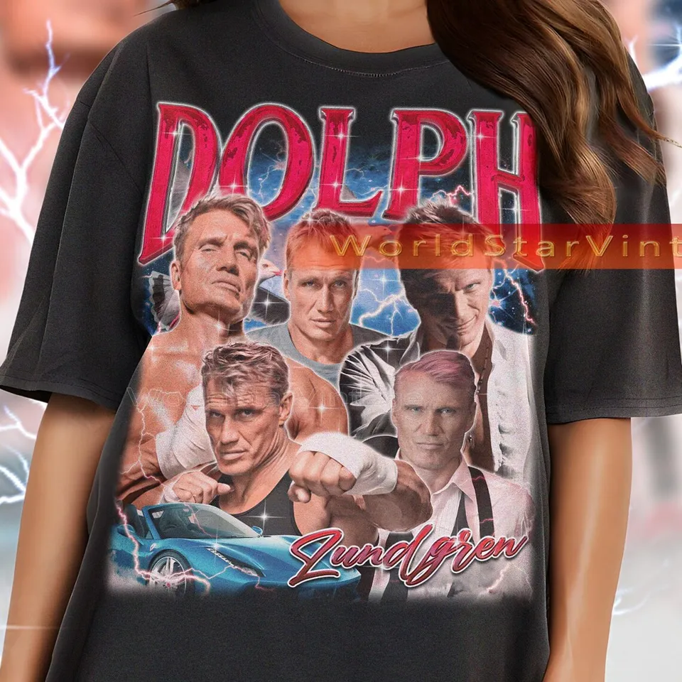 Dolph Lundgren vintage košeľa Dolph Lundgren Hodnota Tshirt Dolph Lundgren Merch Dolph Lundgren Fan Tees Dolph Lundgren Retro