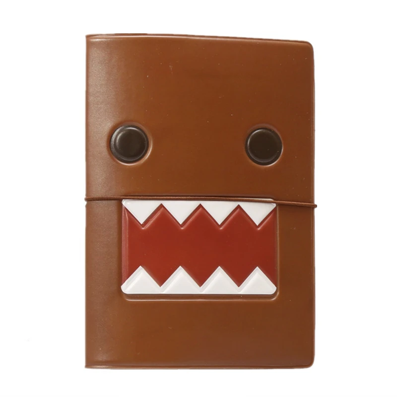 Domo Kun Passport Cover Case Cuce Cute Anime Passport Držiteľ muži ženy cestujú náležitosti
