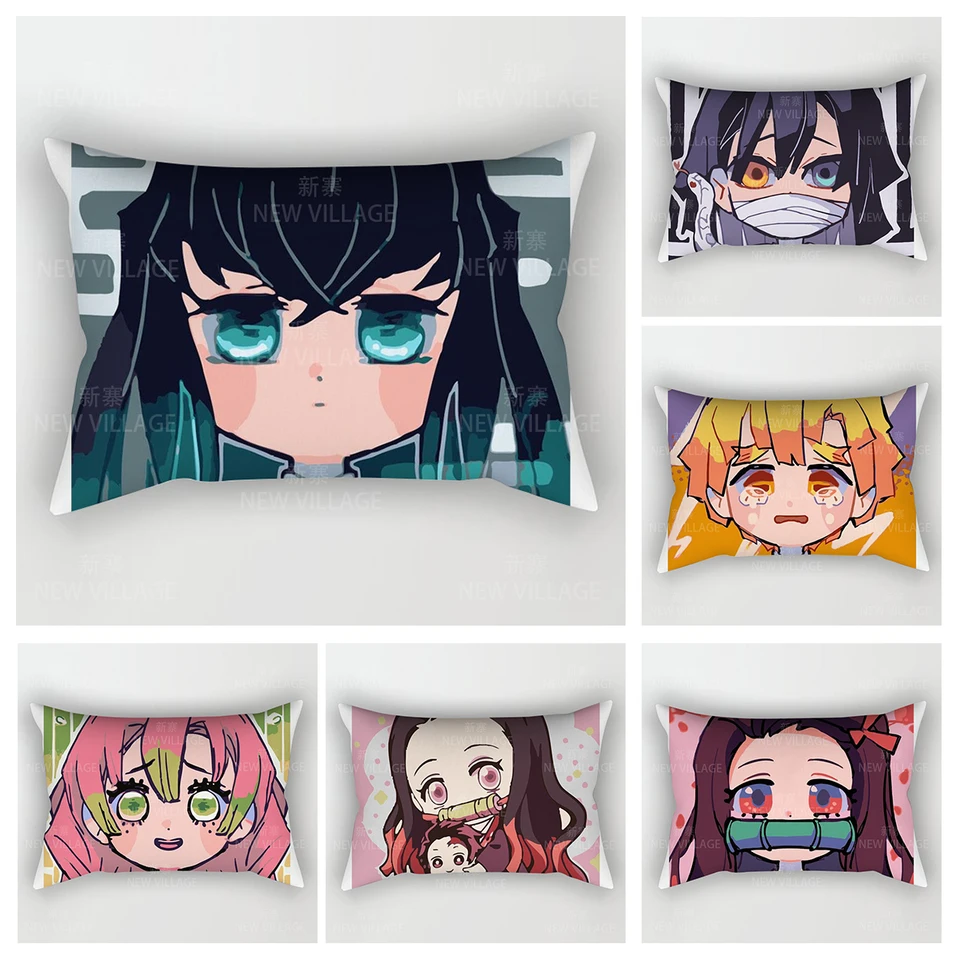 Domov moderná dekorácia anime zvieratá vankúš vankúšik vankúšov Domáce dekorácie hodu vankúšovi 30*50 vankúš 30x50 40x60 50*70