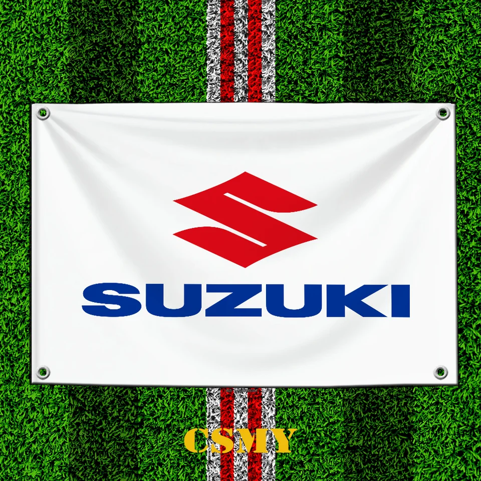 Domáca dekorácia Suzuki Logo World Flags and Banners Outdoor Ozdoby auta Vlajka z auta Turecko Em Pirát Party Fall Skateboard Pride