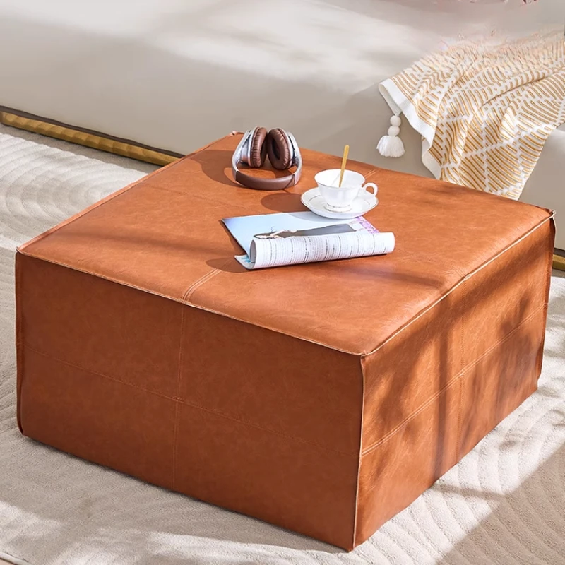 Domáca obývacia izba Pu Leather Cushion Creative Futon Sedadlá kryt