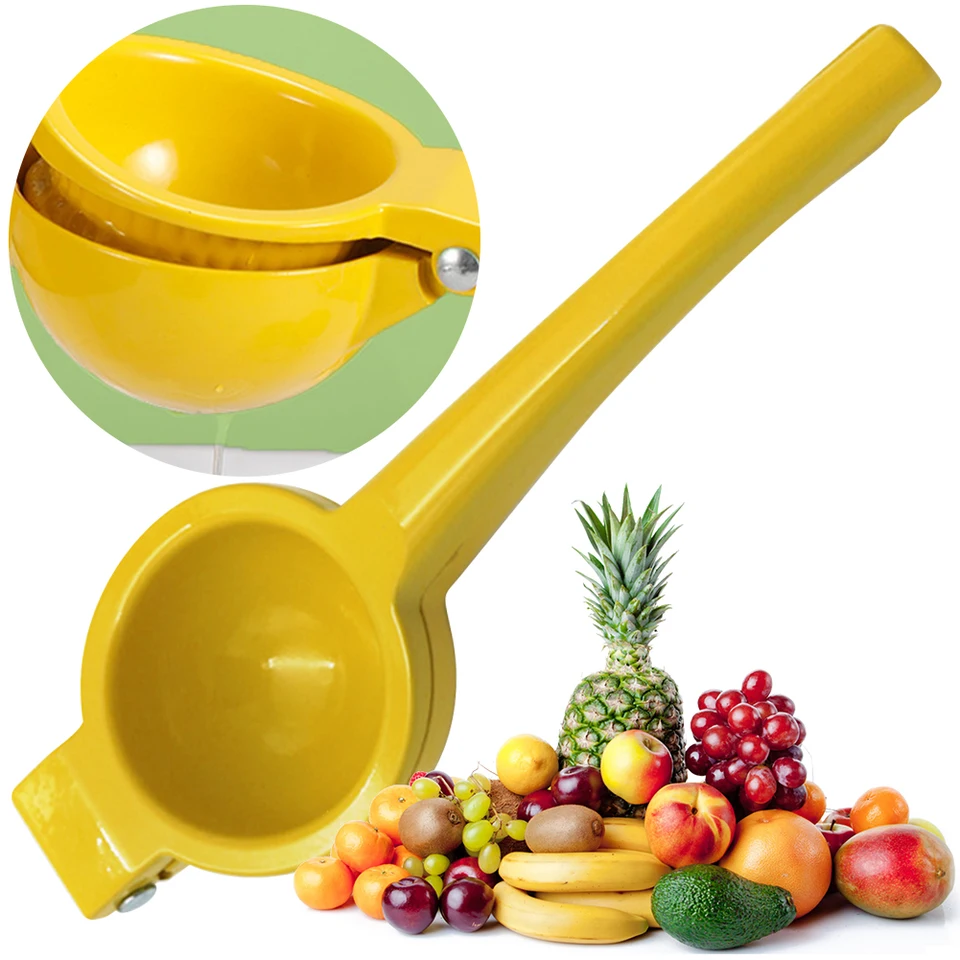 Domáca príručka citrón Stláčkový hliník zliatiny ruky Citrus lisované oranžové čerstvé ovocie prenosné prenosné kuchynské náradie Mini mixér