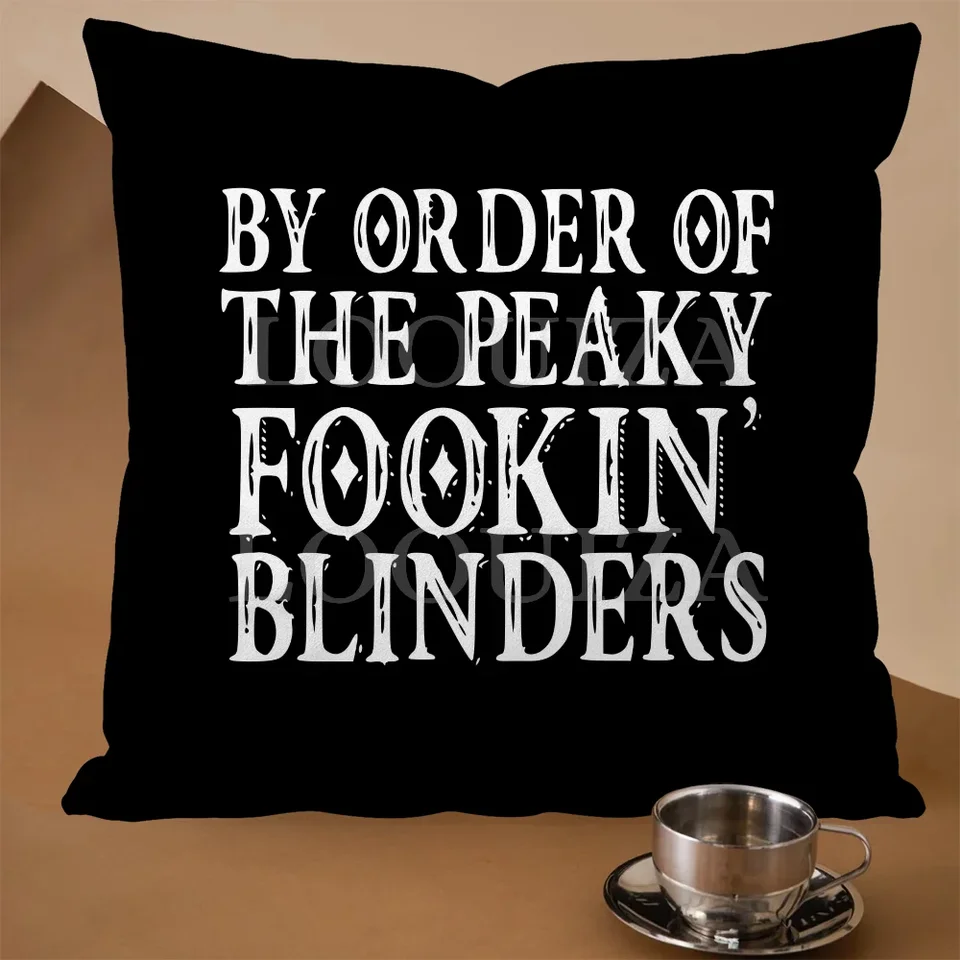 Domáce a dekorácie vankúše vankúš na objednávku Peaky Blinders Luxury Cushion Cover pre obývaciu izbu vankúše