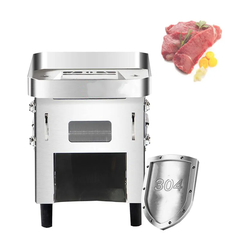 Domáce komerčné mäso Dicing Slicer Zelenina rezačka stroja High-end Meat Slicer Čerstvé mäso DICKING