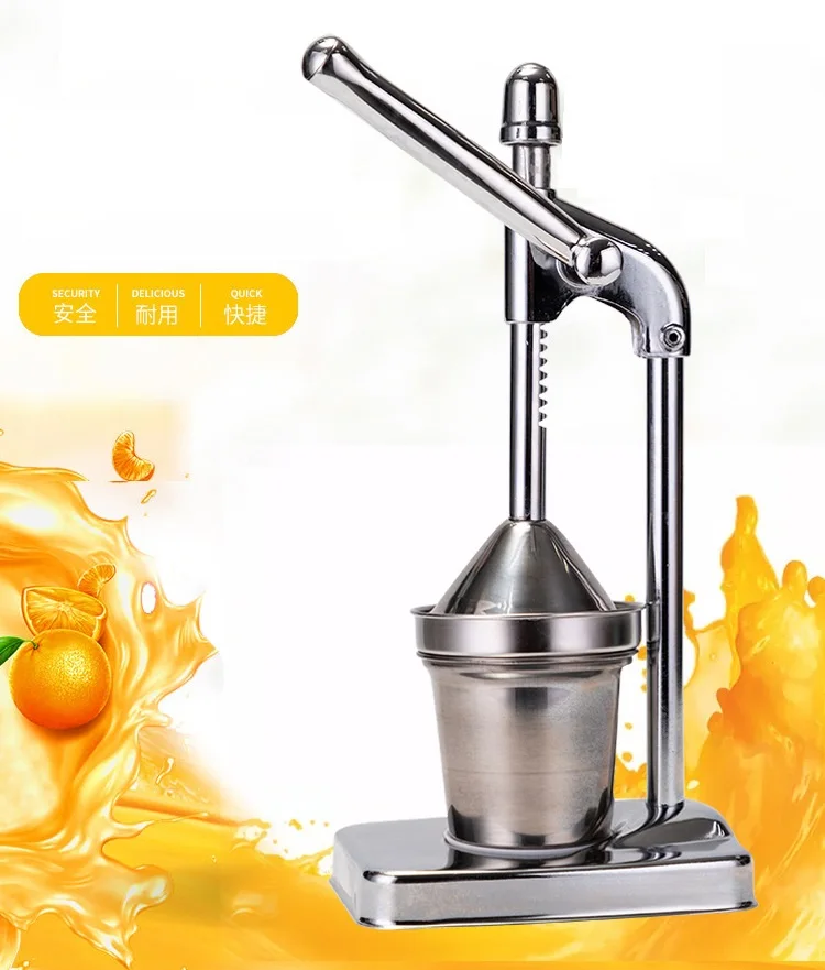 Domáce oceľové ruky odšťavovače ovocie a granátové jablko Stláčanie Citrus