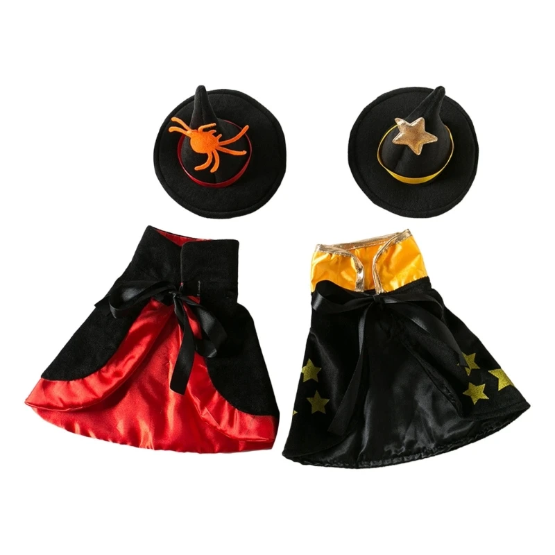Domáce zvieratá Halloween Party kostým oblek móda čarodejnícka čiapka plášť šteniatka oblečenie psov kostým kostým cosplay rekvity
