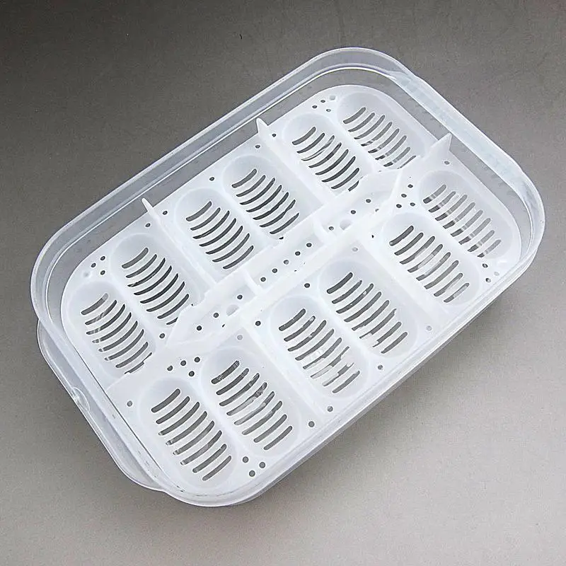 Domáce zvieratá inkubačné box DIY 16 mriežky vyliata box hadi jašterica liahňa liahňa vajíčk