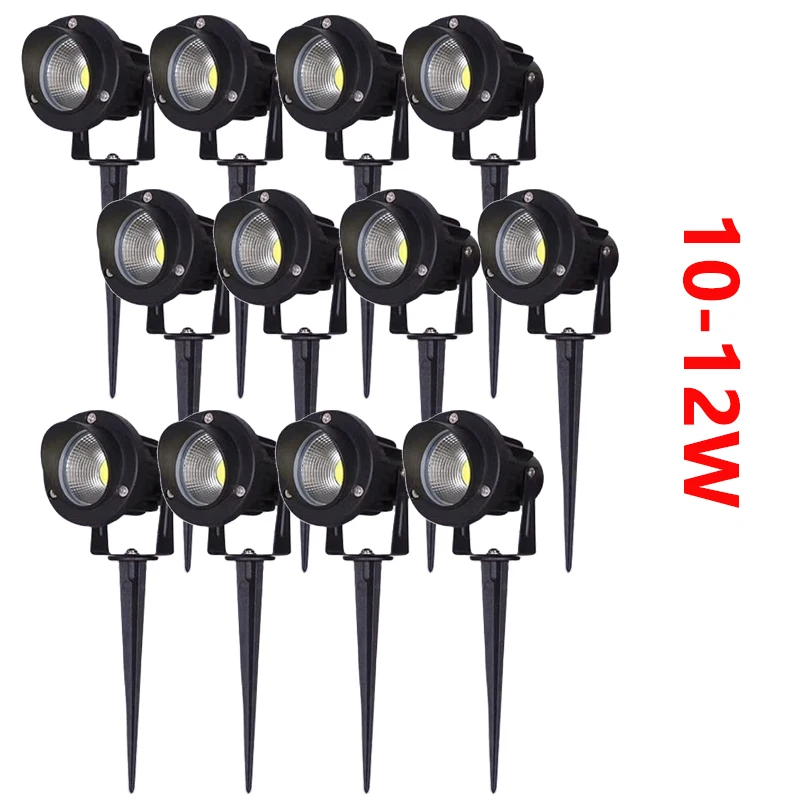 Domáce záhradné dekorácie Svetlo LED LED IP65 WATERPROF LAST LAMP 220V110V24V WARM WHETE 7W10W12W Krajinná špirála Spotlighty