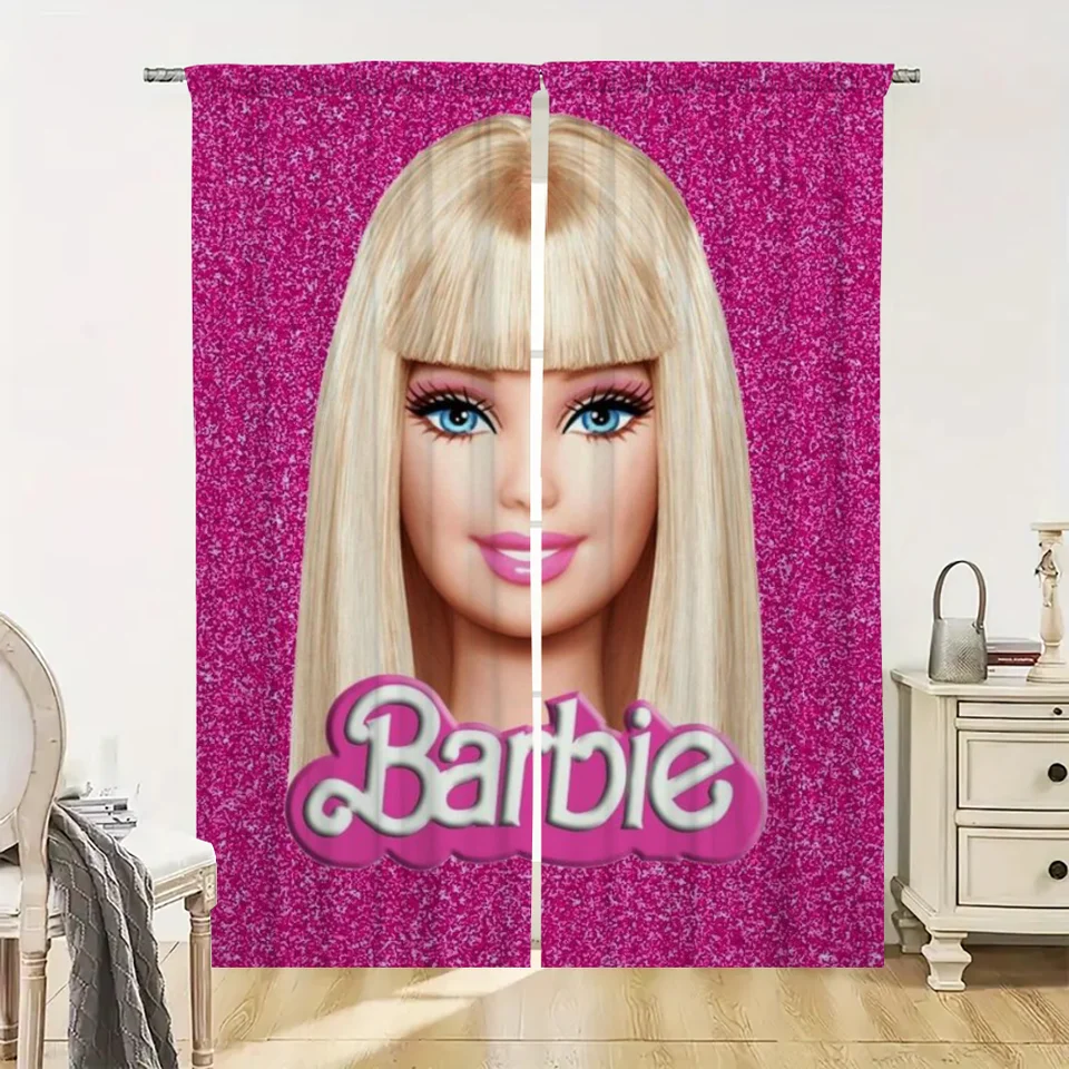 Domáci interiér Kuchynské záclony pre obývaciu izbu 2 kusy výpadky záclony dverí závesy b-barbie-e dekorácia spálne dekorácie