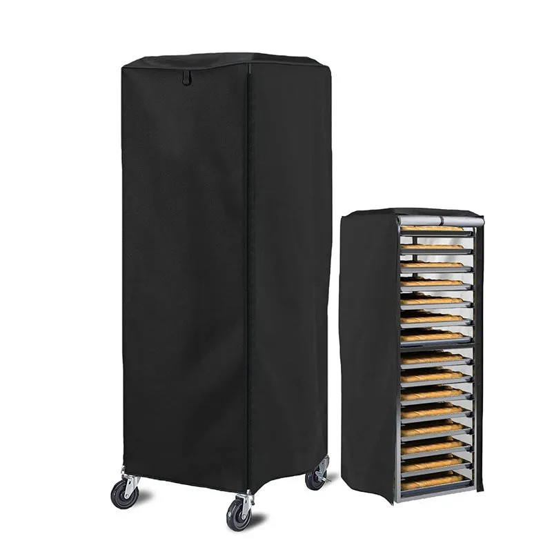 Domáci komerčný stojan na chlieb prach 210D Vodotesný Baker's Pan Stand Cover Veľkosť: 59x72x163cm