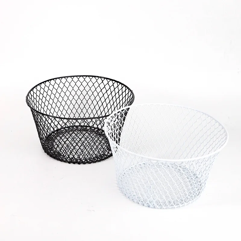 Domáci košík ovocie a zeleninové skladovacie košík Desktop Basket Jednoduchý košík na ukladanie železa