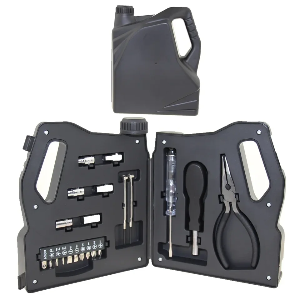 Domáci olejový nádoba Hardware Nástroj Set bez olejového hrnca Typ 21-dielnu náradie Set Household Carbon Ocele