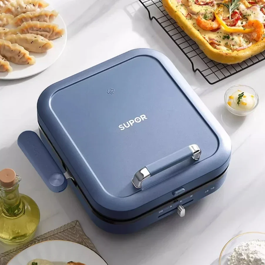 Domácne obojstranná vyhrievaná palacinková stojan, elektrická palacinková panvica, hlbšia, väčšia, odnímateľná a umývateľná