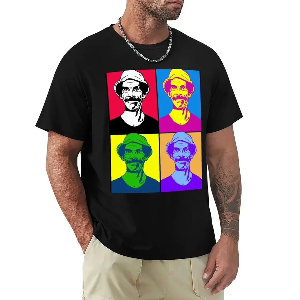 Don Ramon-Tričko Tričko Warhol Anime Clothrs Cat Tirls Custom tričko Dopyžte svoje vlastné tričká mužov Grafické tričká