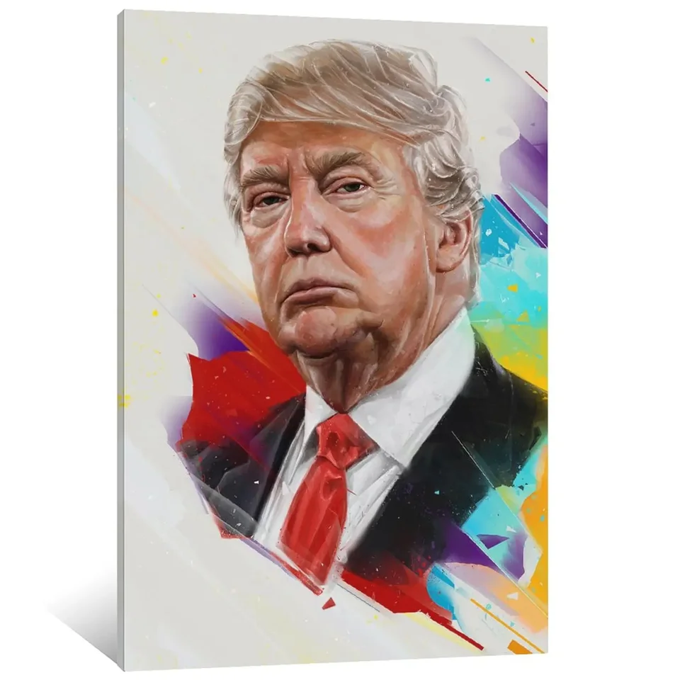 Donald J Trump th prezident Canvas Art plagát Wall Art