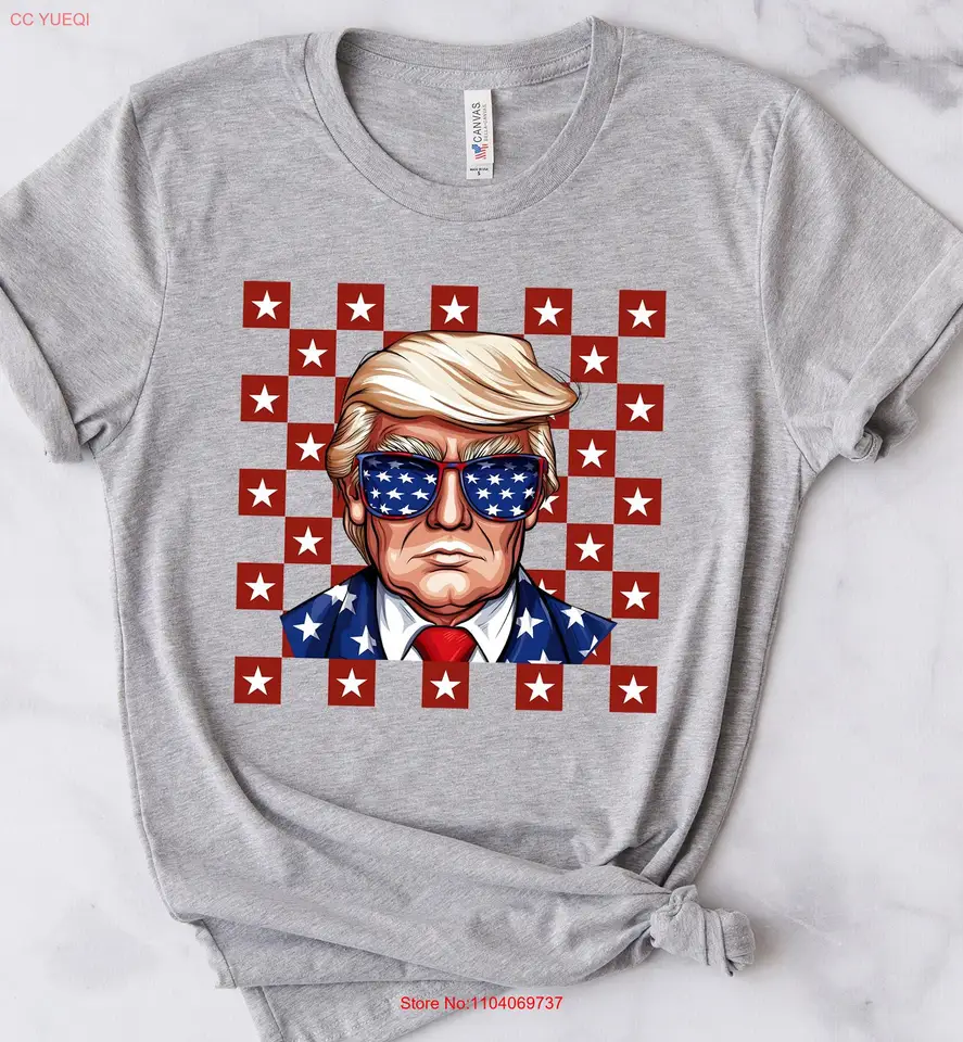 Donald Trump T tričko Republikánsky darček prezident 2024 Voľby USA Amerika Politický AKR160 dlhé alebo krátke rukávy