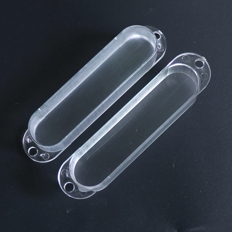 Donlis 10ks Clear Color Uzavreté single Coil Pickup Cover Acryl Blank Covers