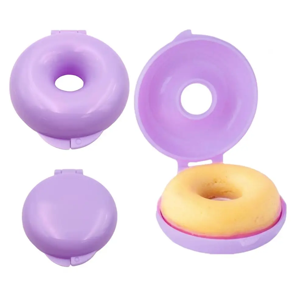Donut Cake Fold Neprítomná pekáčka pre pekáč pre bagel Donut Food Grade opakovane použiteľné kuchynské pečenie Nástroj pre domáce šišky