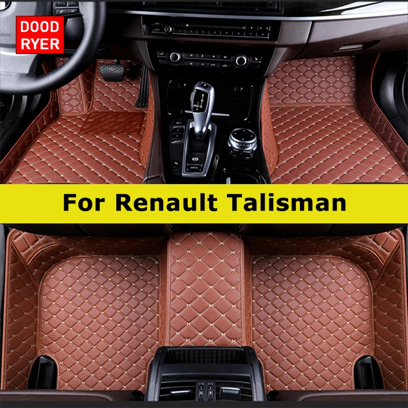DOODRYER Vlastné podlahové podlahy pre Renault Talisman Automatické koberce nohy Coche Accessorie