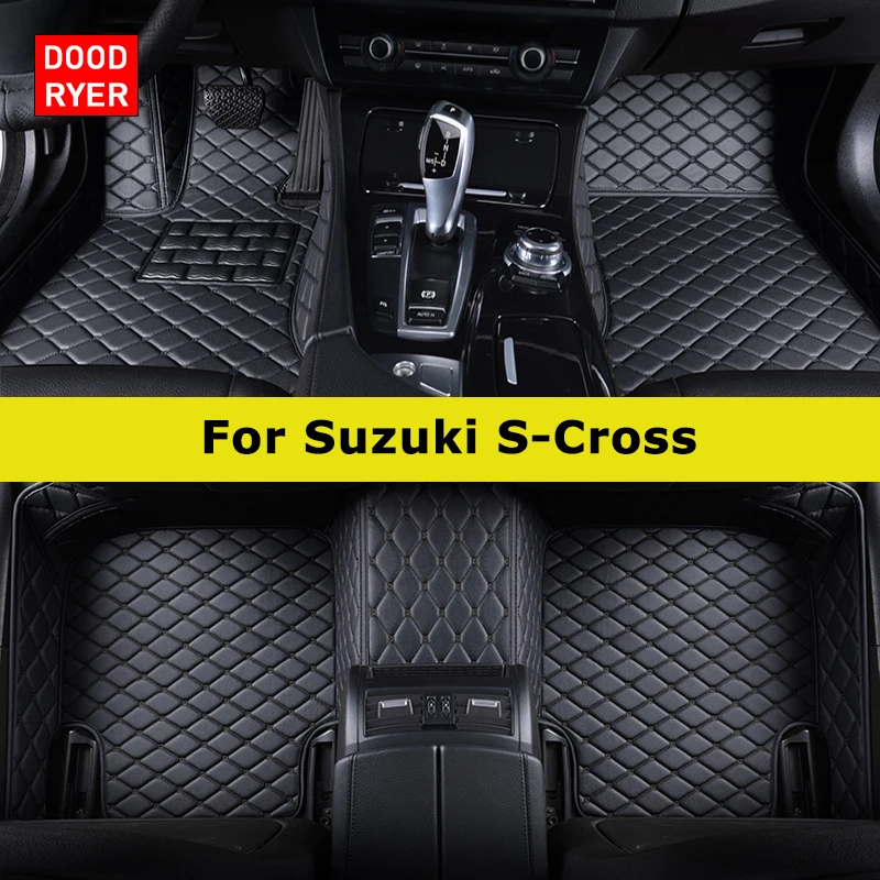 DOODRYER Vlastné podlahové rohože pre podlahy pre Suzuki S-CROSS 2014-2021
