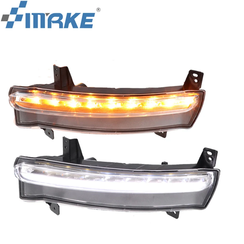 Doplnky automobilov 2ks Auto LED DRL pre Jeep Compass 2017 2018 2019 2020 Denné svetlo s svetlom žltého zákruta svetla