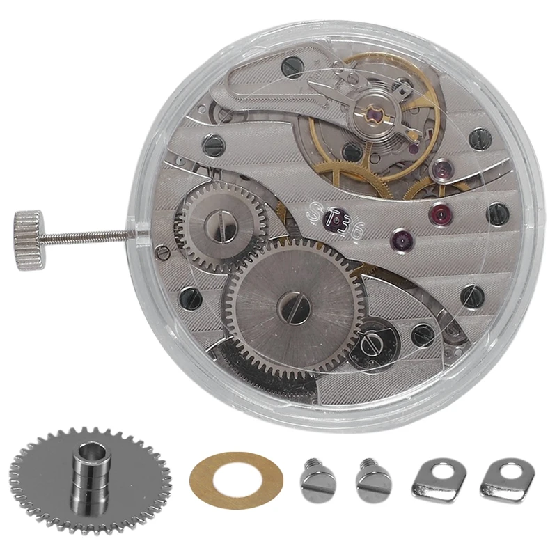 Doplnky hodiniek Seagull ST3601 Domáce 6497 Pohyb Pohyb s jemným ladením Príručka UP-Chain Dvojpínový polo-mechanický pohyb