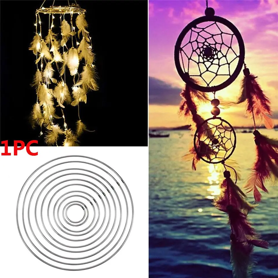 Doplnky Round Good Welded Craft Dream Catcher Ring DIY Dreamcatcher Hoop