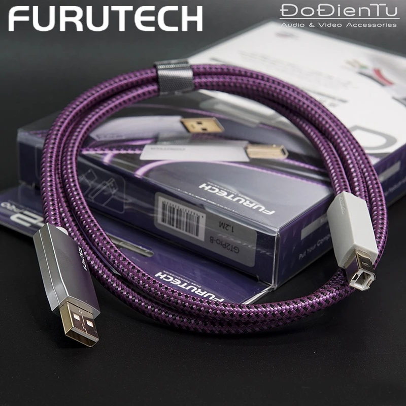 Doprava Nový originálny Furutech GT2PRO OCC HI-FI USB2.0DIGITAL AUDIO KABEL AB Square Port DAC DAC DAC DAC KABEL VAPNOSŤ V Japonsku