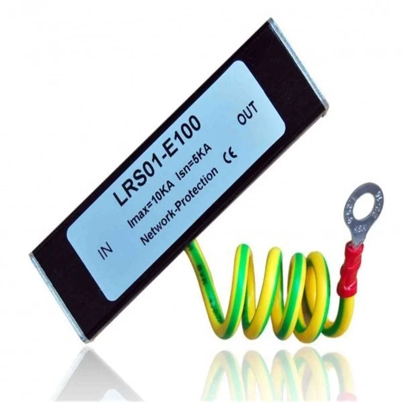 Doprava siete RJ45 Surge Protector, ochranné zariadenie, zadok blesku, SPD pre 100 m Ethernet Network