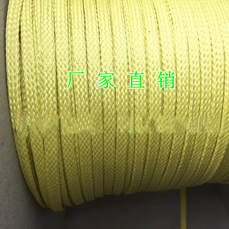 Doprava zdarma 10m aramid vlákno rukávy pletená vysokoteplotná rukávová rukávový rukáv na spomaľovanie rukávov