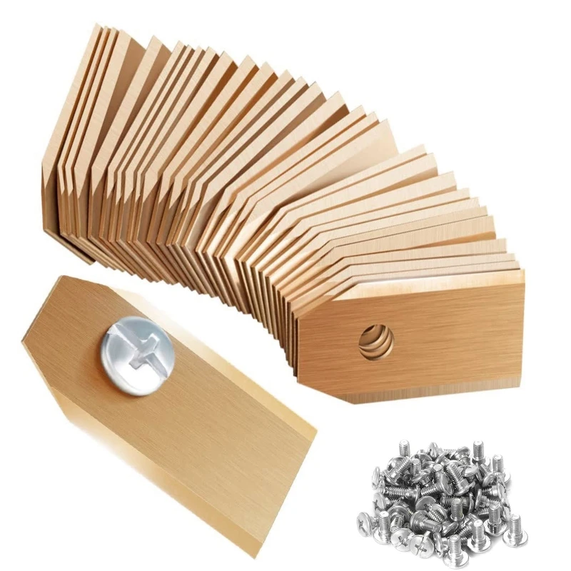 Doprava zdarma 45ks Titanium potiahnutá 0,75 mm trávnikovú ložovú čepeľ Set pre husqv arna gardena 35x18mm
