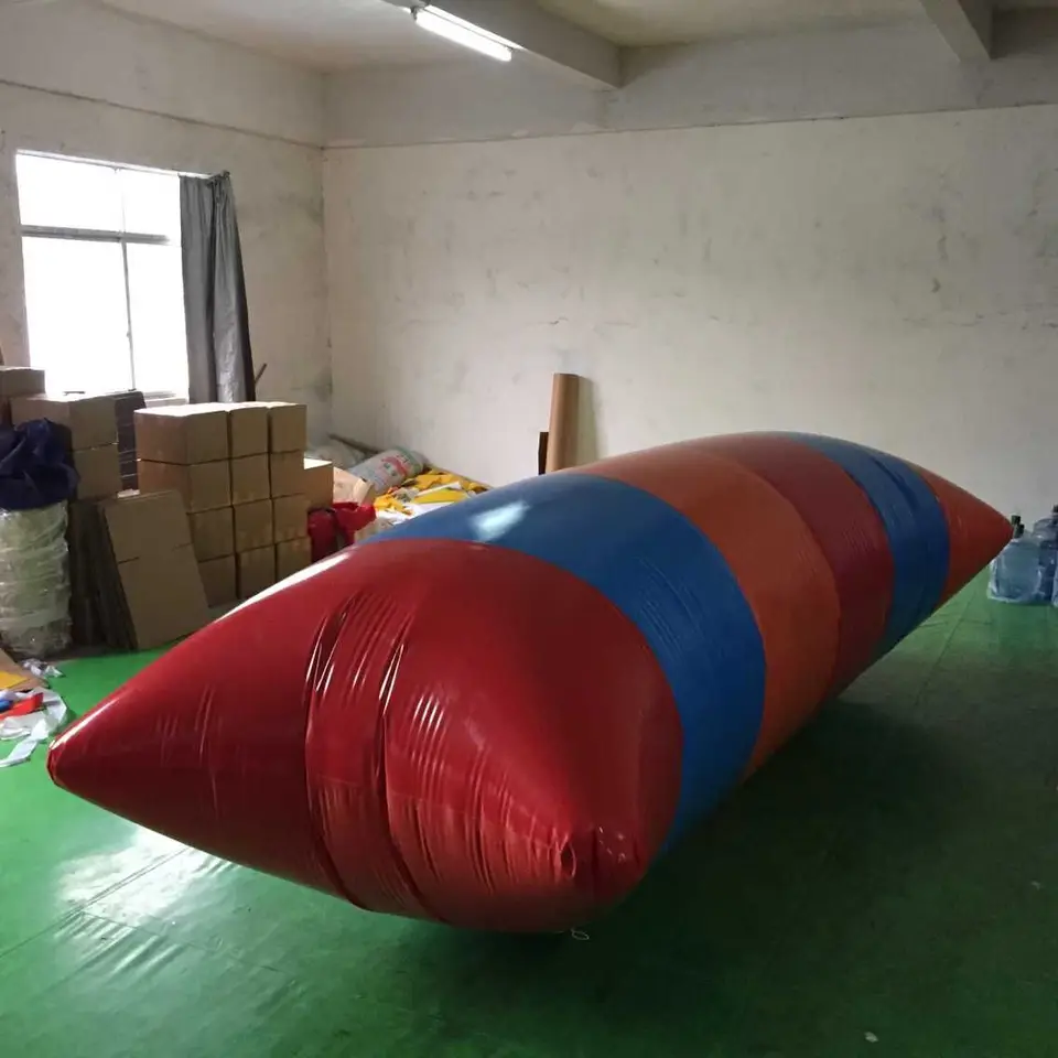 Doprava zdarma 8*3M PVC Water Jump Katapult nafukovacie skákacie kvapky nafukovacia voda Blob Odskočenie vrecka Vodný vankúš