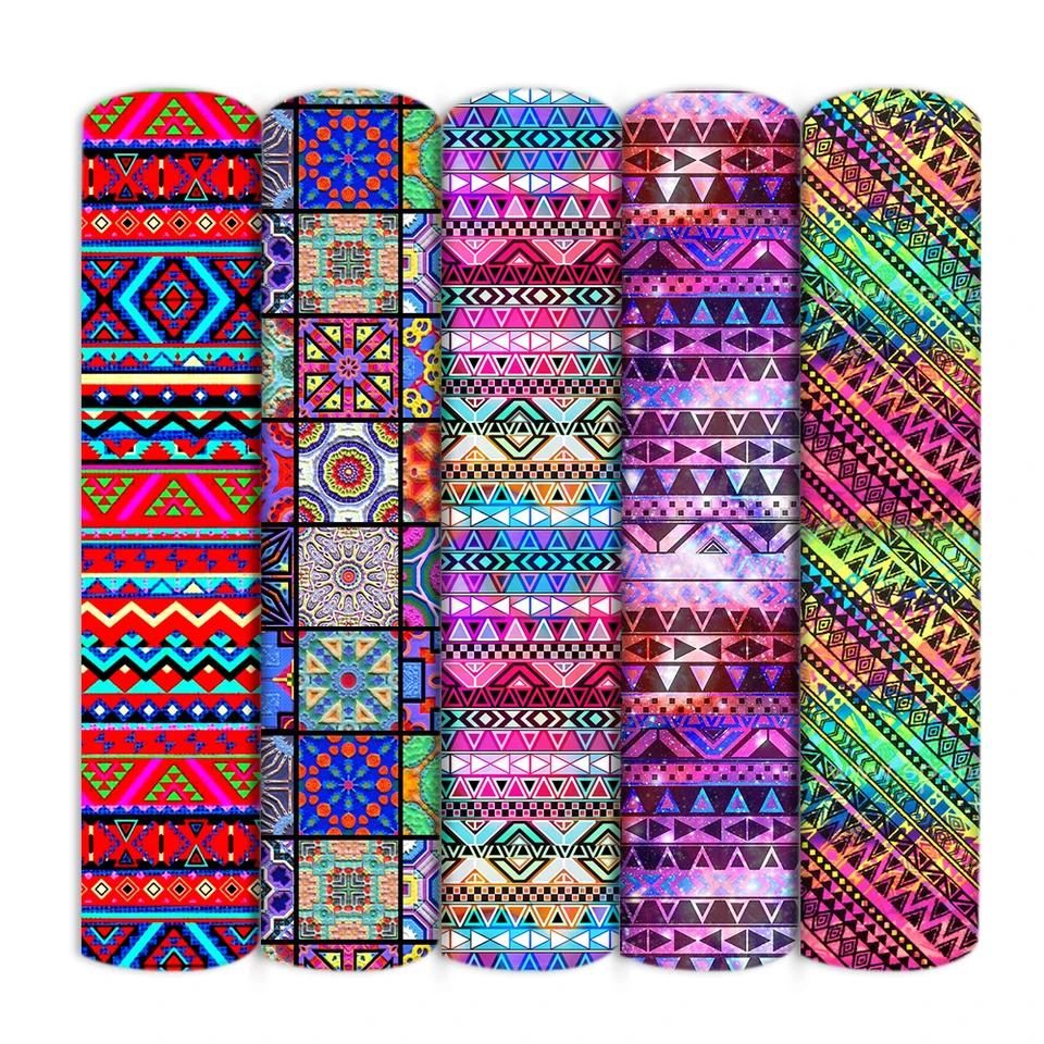 Doprava zdarma Aztec Africká etnická geometria Vytlačená polyester čistý bavlnený materiál patchwork šijacie prešívanie prešívaných tkanín Vyšívanie