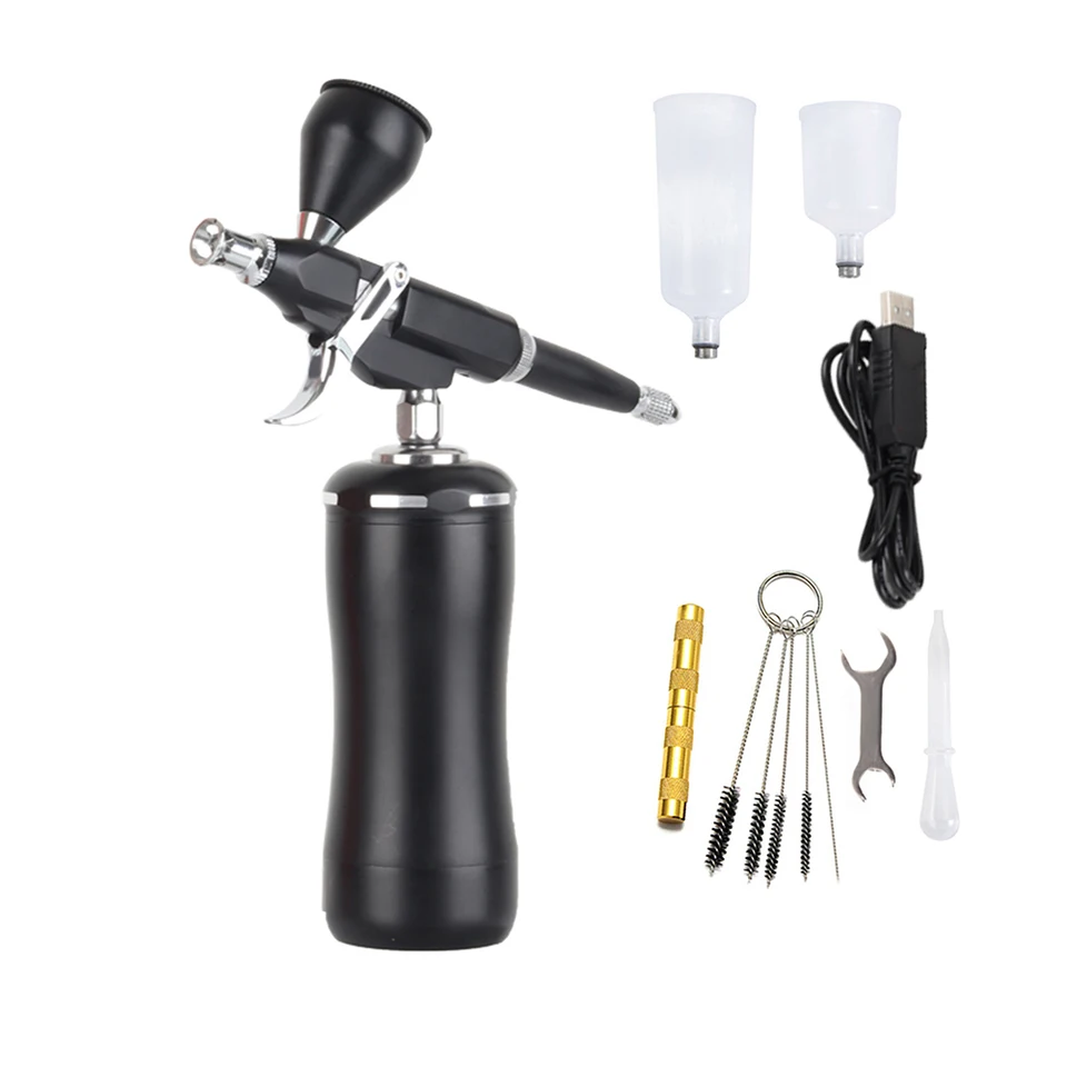 Doprava zdarma Easy Clean Mini Airbrush Kit s kompresorom Set Osobný kyslíkový sprej na výrobu pneumatického nástroja