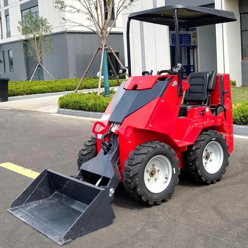 Doprava zdarma hydraulická mini trasa šmykľavka Steer Front End Mini šmyk nakladač Náborový agent agenta Mini šmyk nakladač 5 Prispôsobený