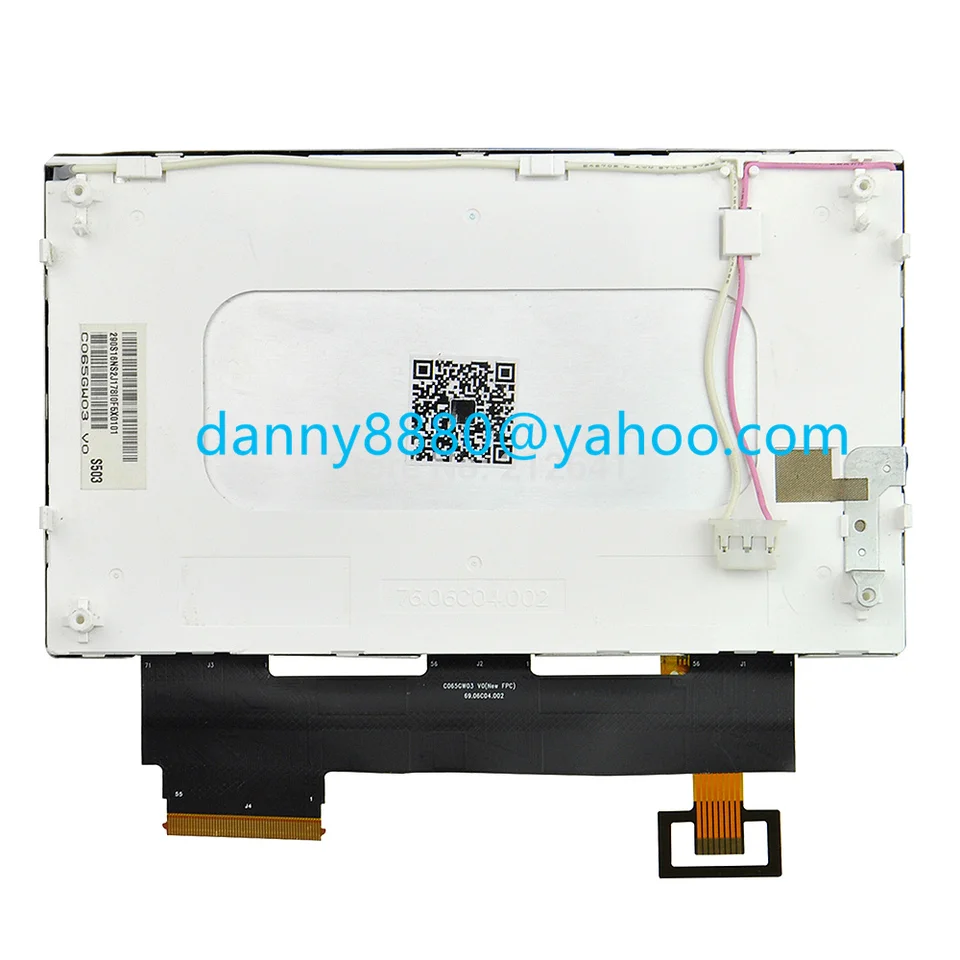 Doprava zdarma TPO 6.5inch LCD displej C065GW03 V0 s ditigizátorom dotykovej obrazovky pre VW Volkwagen RCD510 Monitor CAR GPS