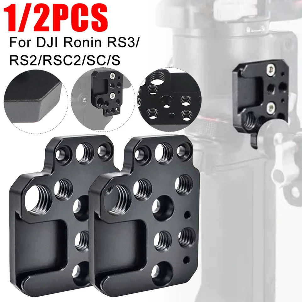 Doska expanzného adaptéra s predlžovacou doskou na stabilizátor 1/8 otvoru pre dji ronin rs3/rs2/rsc2/sc/s Gimbal stabilizátor DJI Ronin RS3/RS2/RSC2/SC/S