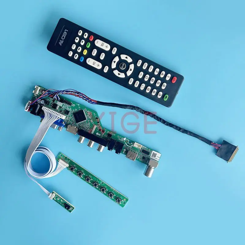 Doska LCD Controller Fit HSD101PWW1 BP101WX1 B101EW05 USB+AV+HDMI+VGA LVDS 40-kolík 1280*800 TV Analógová súprava DIY 10.1 