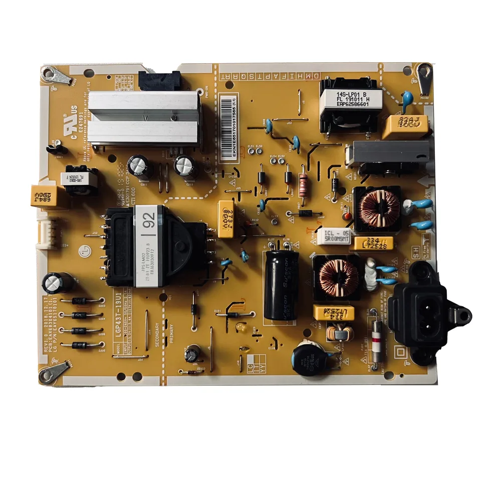 Doska napájania 43LG73CMECA LGP43T-19U1 EAX68304101 EAX68304102 EAY65170101 EAY65170108 43UP7100ZUF 43UP7560AUD