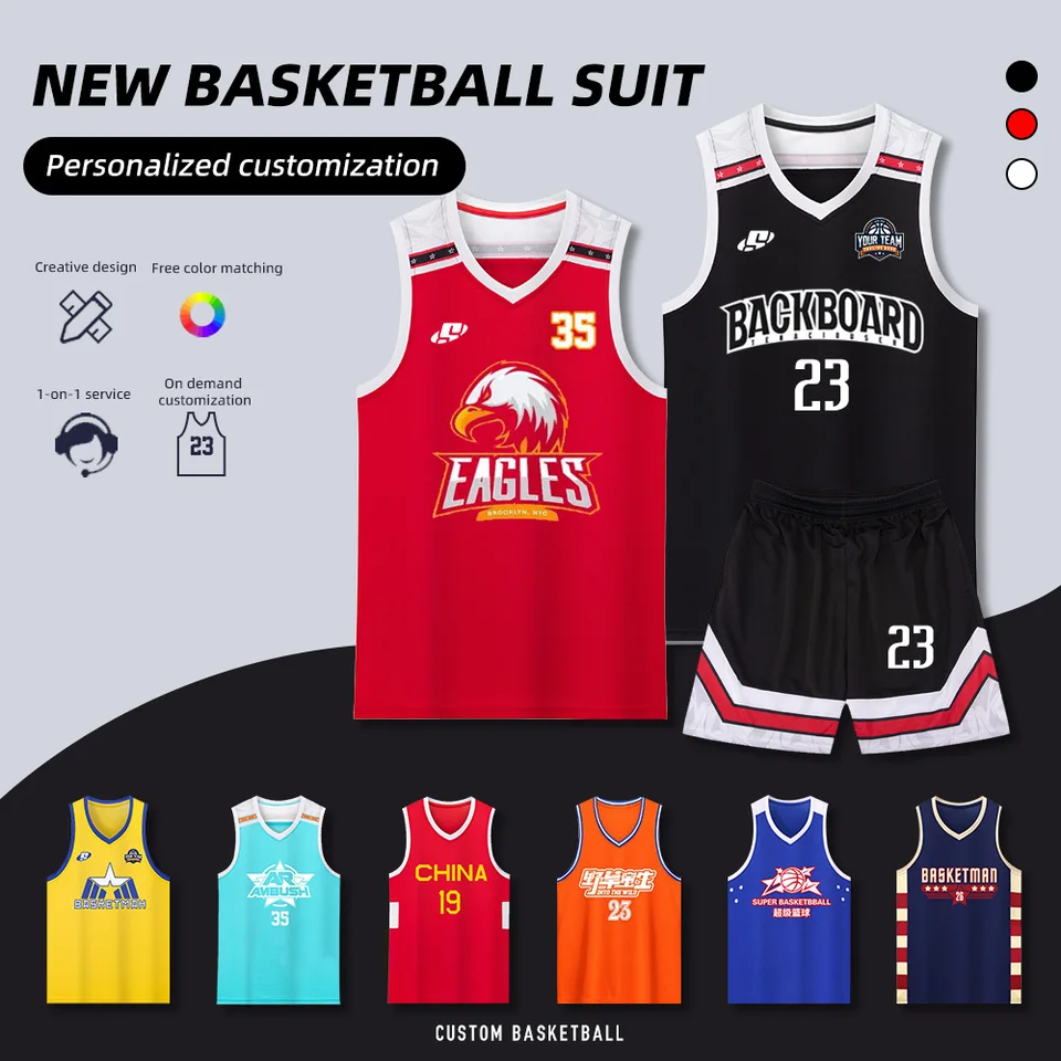 Dospelé dieťa rýchlo sušené výcvik Uniformný basketbalový dres Prispôsobte si košele Men športové oblečenie Dámske traťové súpravy Športové oblečenie