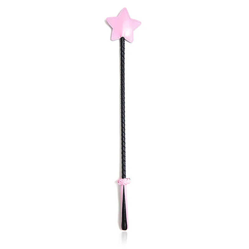 Dospelé hry kožené roztomilé ružové hviezdy výprask flirt erotická hračka bdsm spanker paddle whip flogger sex Produkty sex hračky pre páry