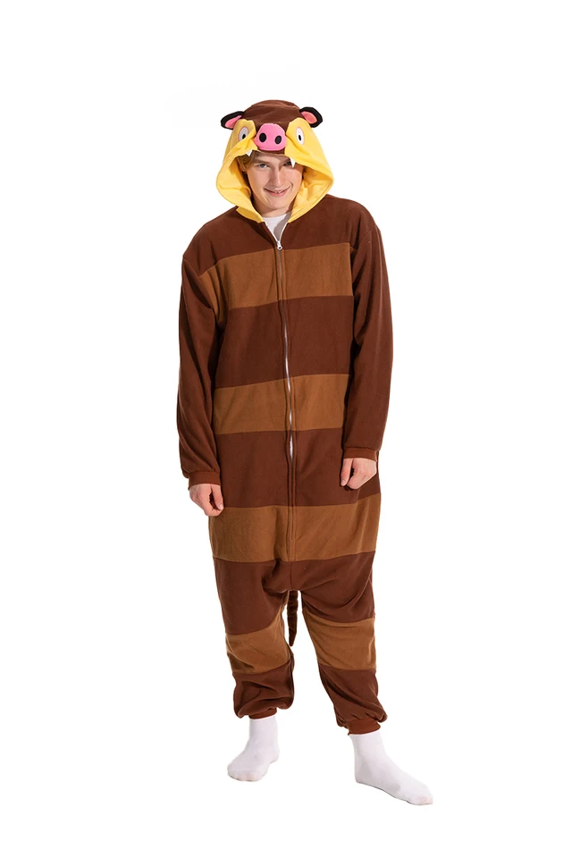 Dospelé zviera Kigurumis pyžamy halloween onesie pre ženy karikatúra opossum pyžama domáce oblečenie Cosplay kostým