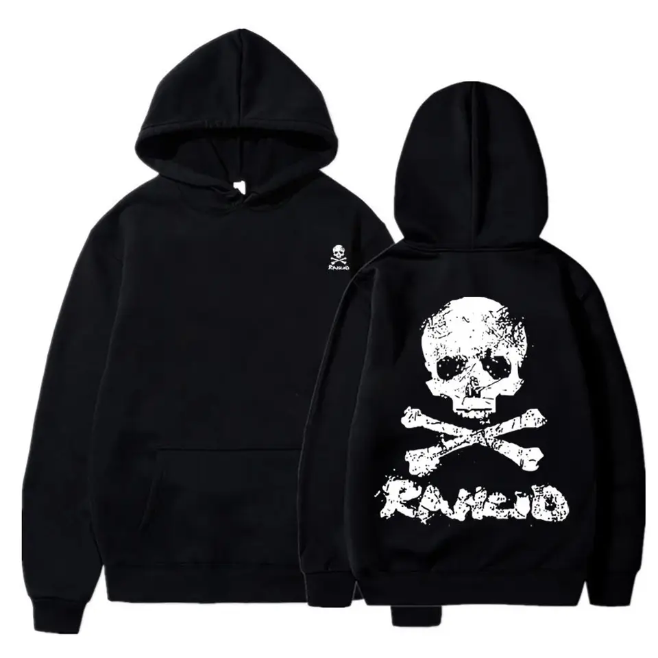 Dospelí a deti kapucňa prevyšujú kapucňu s Rancids Band Tlač unisexu Streetwear Autumn Winter 2024 Novinka