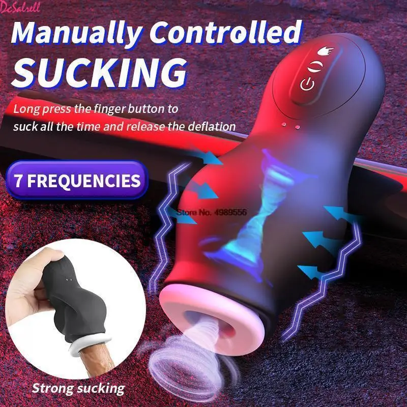 Dospelí masturbátori pre mužov sexuálne hračky vibrátor Pussy penis pumpa vákuum samopylované masturbátorom Sextoy Man perorálny stroj piest