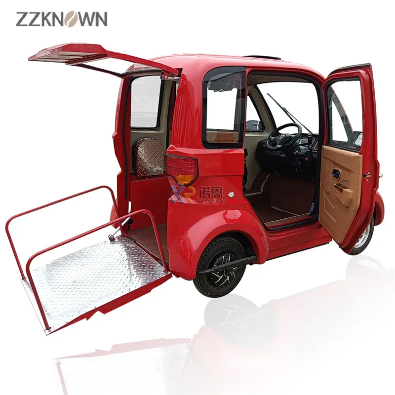 Dospelý elektrický motocykel Tricykel Tri kolesá Osobné vozidlá Europe Tuk Tuk Tuk s batériou