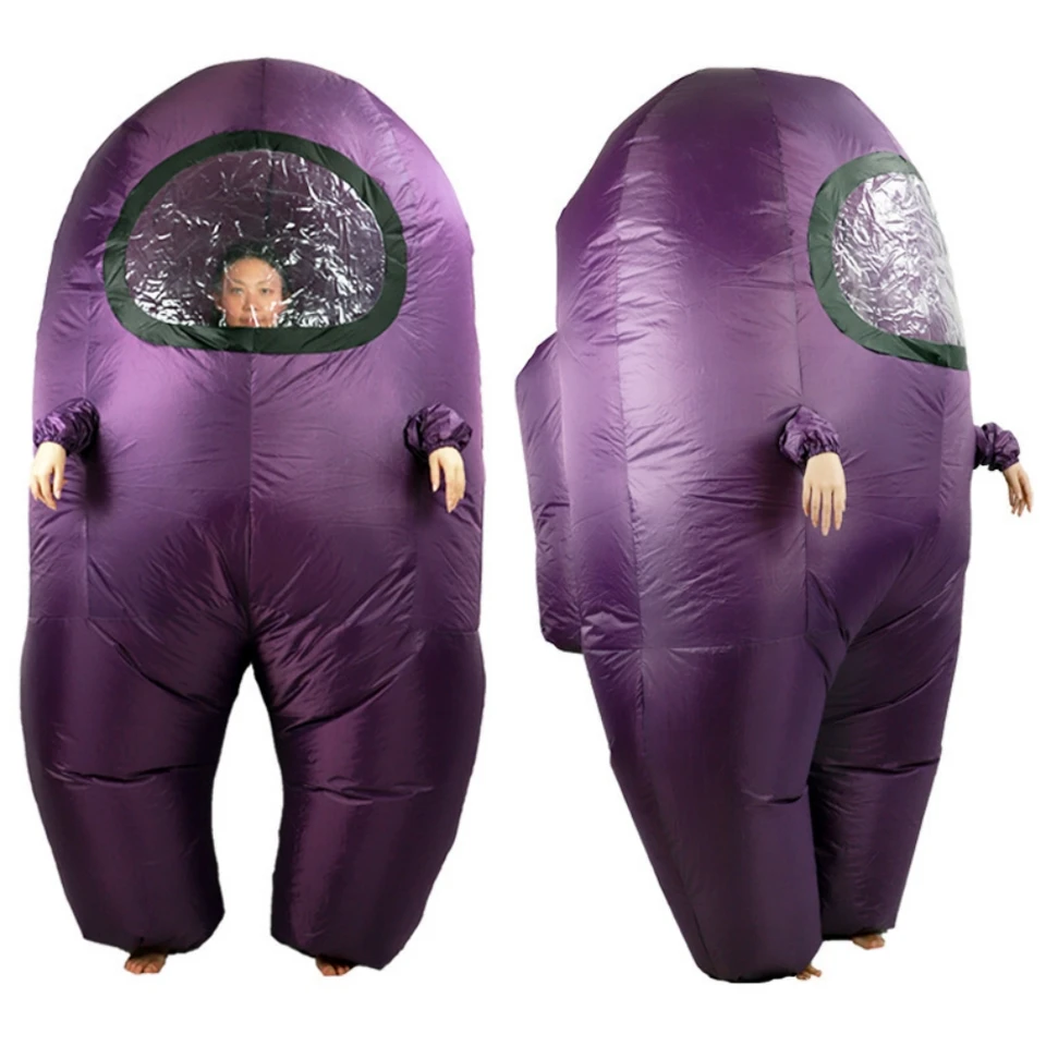 Dospelý nafukovací kostým vtipný halloweenský kostým kostým Astronaut Figures for Adult Kids Game Cosplay Outfits